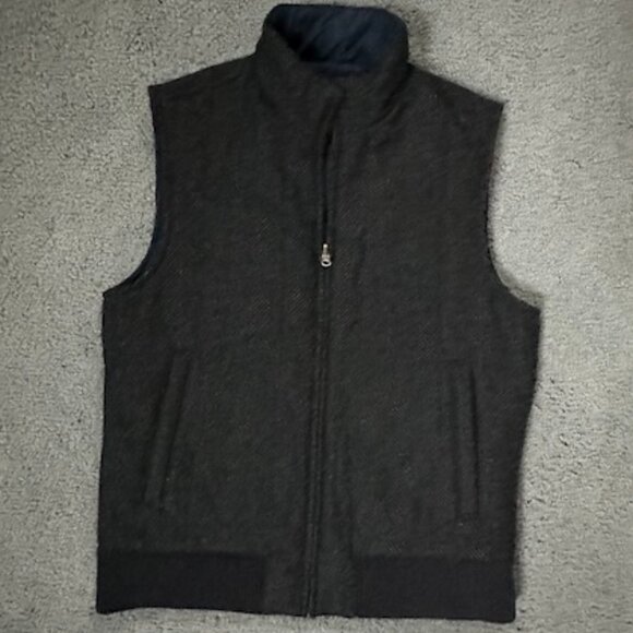 Bonobos Quilted Wool Reversible Vest - Men's Sz. XS - Excellent Pre-Ownd Cond. - Picture 1 of 15